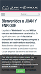 Mobile Screenshot of juanyenrique.com